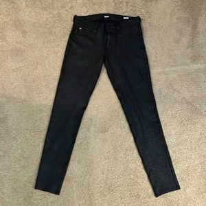 Hudson Nico midrise super skinny black size 27